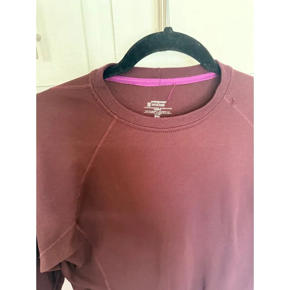 Patagonia Women's Capilene Long-Sleeve Performance Activewear Top Size L